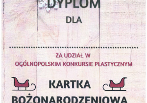 Dyplom dla dziecka