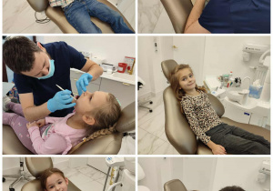 Przedszkolaki podczas badania