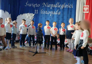 Dzieci podczas występów