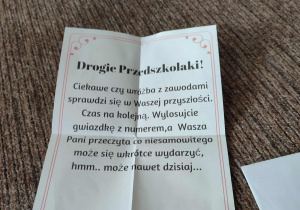 List od wróżki