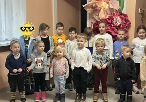 Przedszkolaki podczas występu
