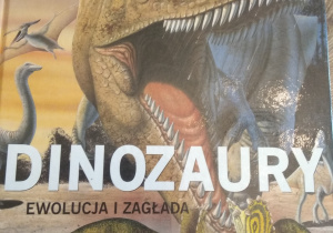 Książka o dinozaurach.